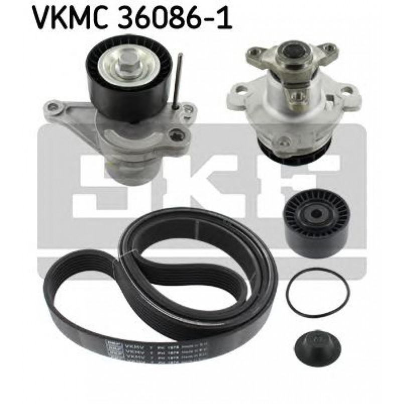 VKMC 36086-1 SKF - Насос охолоджуючої рідини + комплект зубчатого ремня